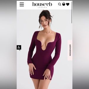 MARCELLA 
MERLOT PLUNGE CORSET DRESS